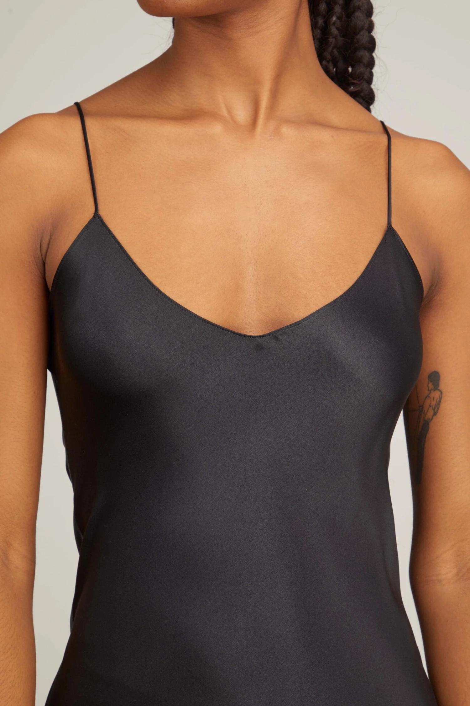 NILI LOTAN Short Cami Dress In Black 7 NILI LOTAN Short Cami Dress In Black - Image 5