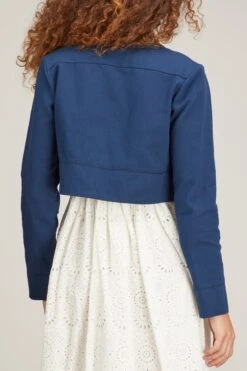 Jacket In Navy -DOROTHE Clothing Shop odeeh jacket in navy 3