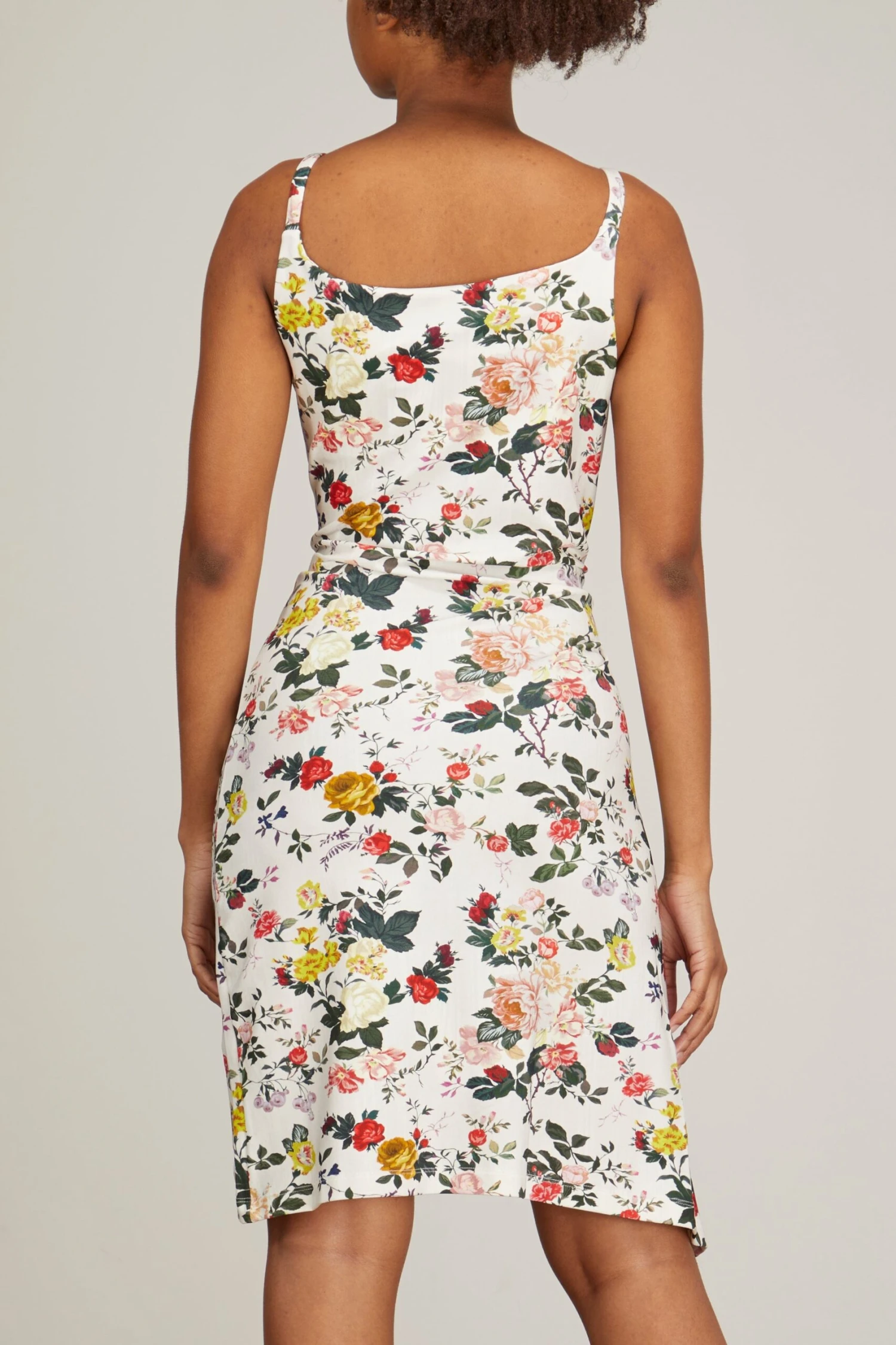 Paco Rabanne Strap Dress With Snaps In Ivory Rose Gard 6 Paco Rabanne Strap Dress With Snaps In Ivory Rose Gard - Image 4