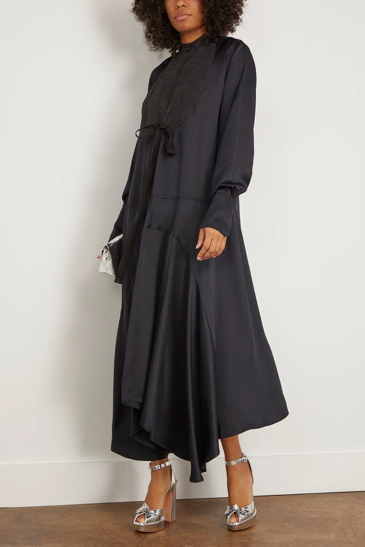 Long Sleeve Dress In Black 4 Long Sleeve Dress In Black - Image 2
