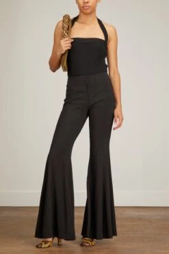 PROENZA SCHOULER Viscose Suiting Wide Leg Pants In Black 8 PROENZA SCHOULER Viscose Suiting Wide Leg Pants In Black -DOROTHE Clothing Shop proenza schouler viscose suiting wide leg pants in black 1