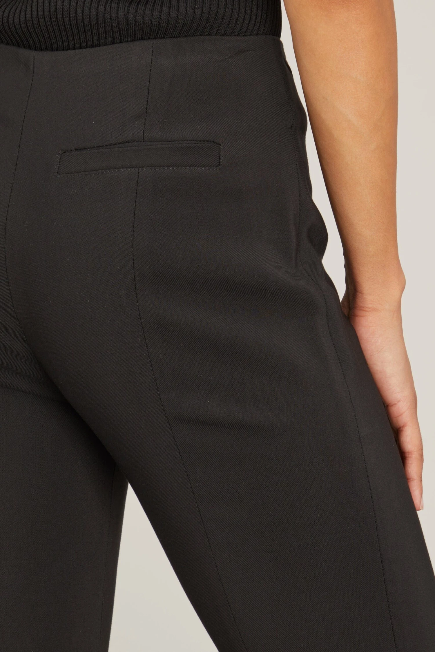 PROENZA SCHOULER Viscose Suiting Wide Leg Pants In Black 7 PROENZA SCHOULER Viscose Suiting Wide Leg Pants In Black - Image 5