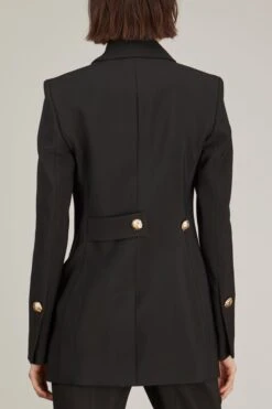 PROENZA SCHOULER Viscose Suiting Relaxed Blazer In Black 10 PROENZA SCHOULER Viscose Suiting Relaxed Blazer In Black -DOROTHE Clothing Shop proenzaschouler ViscoseSuitingRelaxedBlazerinBlack 3