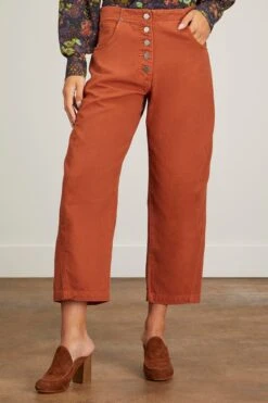 Elkin Pant In Terracotta 8 Elkin Pant In Terracotta -DOROTHE Clothing Shop rachel comey elkin pant in terracotta 2