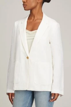Everson Blazer In White 8 Everson Blazer In White -DOROTHE Clothing Shop rachel comey everson blazer in white 2