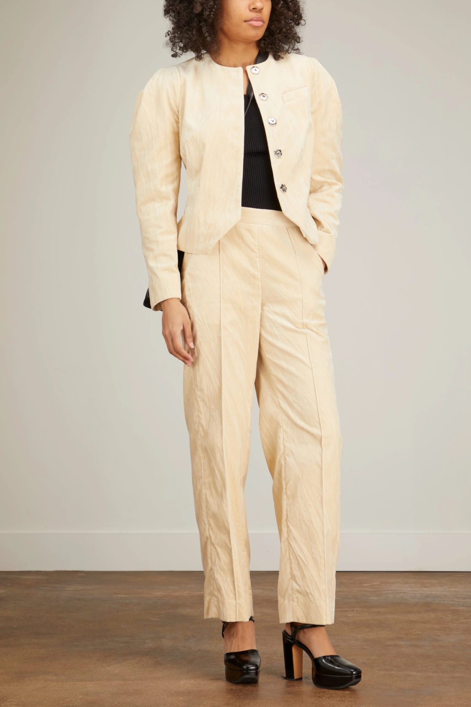 Francis Blazer In Ivory 4 Francis Blazer In Ivory - Image 2