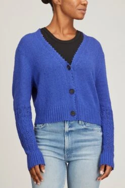 Olia Cardigan In Blue 8 Olia Cardigan In Blue -DOROTHE Clothing Shop rachel comey olia cardigan in blue 2