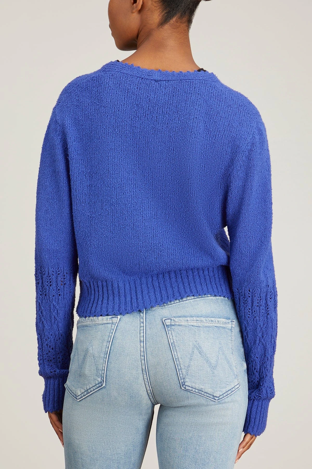 Olia Cardigan In Blue 6 Olia Cardigan In Blue - Image 4