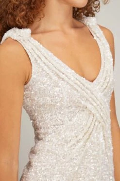 Elio Mini Dress In Snow 11 Elio Mini Dress In Snow -DOROTHE Clothing Shop rachel gilbert elio mini dress in snow 4 1