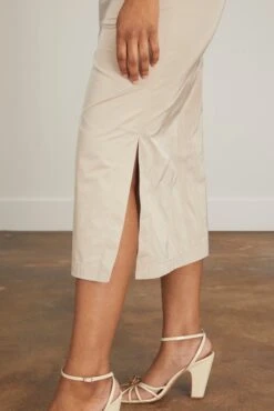 Mott Skirt In Beige -DOROTHE Clothing Shop rachelcomey GatheredHalterneckMaxiDressinBlack 4