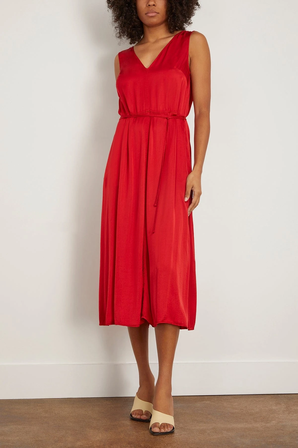 Ada Midi Dress In Red 5 Ada Midi Dress In Red - Image 3