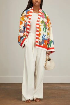 Tina New Kimono Jacket In Mythos White 8 Tina New Kimono Jacket In Mythos White -DOROTHE Clothing Shop rianna tina new kimono jacket in mythos white 1