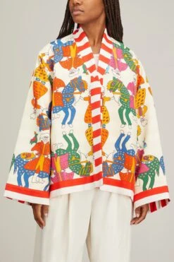 Tina New Kimono Jacket In Mythos White 9 Tina New Kimono Jacket In Mythos White -DOROTHE Clothing Shop rianna tina new kimono jacket in mythos white 2