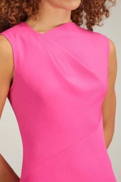 Stretch Cady Maxi Dress In Pink 11 Stretch Cady Maxi Dress In Pink -DOROTHE Clothing Shop roland mouret stretch cady maxi dress in pink 4 1