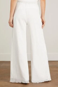 Wide Leg Pull On Pant In White 9 Wide Leg Pull On Pant In White -DOROTHE Clothing Shop rosetta getty wide leg pull on pant in white 3