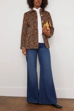 Button Up Tailored Jacket In Multi 7 Button Up Tailored Jacket In Multi -DOROTHE Clothing Shop rosettagetty ButtonUpTailoredJacketinMulti 1