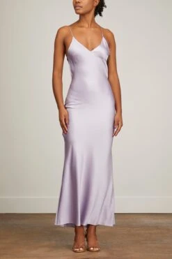 Geneva Silk Gown In Prism 8 Geneva Silk Gown In Prism -DOROTHE Clothing Shop sablyn GenevaSilkGowninPrism 2