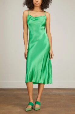 Cowl Neck Dress In Midori 9 Cowl Neck Dress In Midori -DOROTHE Clothing Shop sablyn cowl neck dress in midori 2