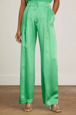 Wide Leg Pant In Midori -DOROTHE Clothing Shop sablyn wide leg pant in midori 2
