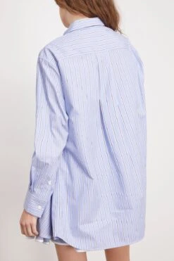 Sacai Cotton Poplin Dress In Stripe 9 Sacai Cotton Poplin Dress In Stripe -DOROTHE Clothing Shop sacai CottonPoplinDressinStripe 3