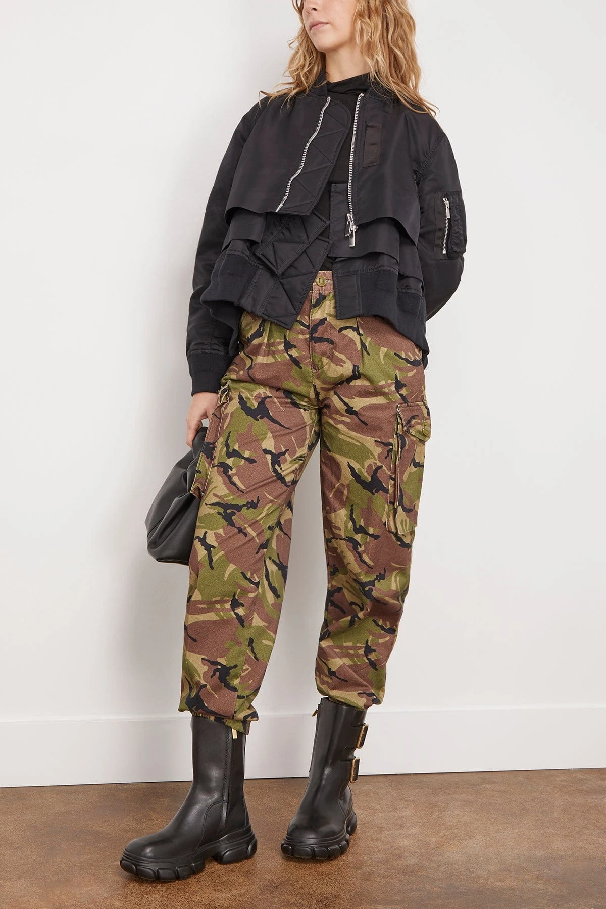 Sacai Nylon Twill Blouson Jacket In Black 4 Sacai Nylon Twill Blouson Jacket In Black - Image 2