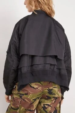 Sacai Nylon Twill Blouson Jacket In Black 9 Sacai Nylon Twill Blouson Jacket In Black -DOROTHE Clothing Shop sacai NylonTwillBlousonJacketinBlack 3