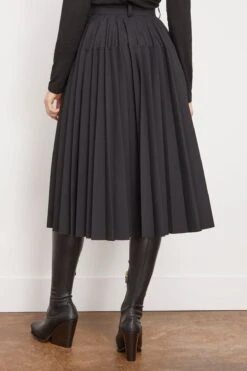 Sacai Suiting Bonding Skirt In Black -DOROTHE Clothing Shop sacai SuitingBondingSkirtinBlack 3