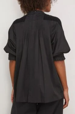 Sacai Wool Knit Pullover In Black 9 Sacai Wool Knit Pullover In Black -DOROTHE Clothing Shop sacai WoolKnitPulloverinBlack 3