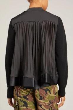 Sacai Wool Knit Cardigan In Black 9 Sacai Wool Knit Cardigan In Black -DOROTHE Clothing Shop sacai wool knit cardigan in black 3