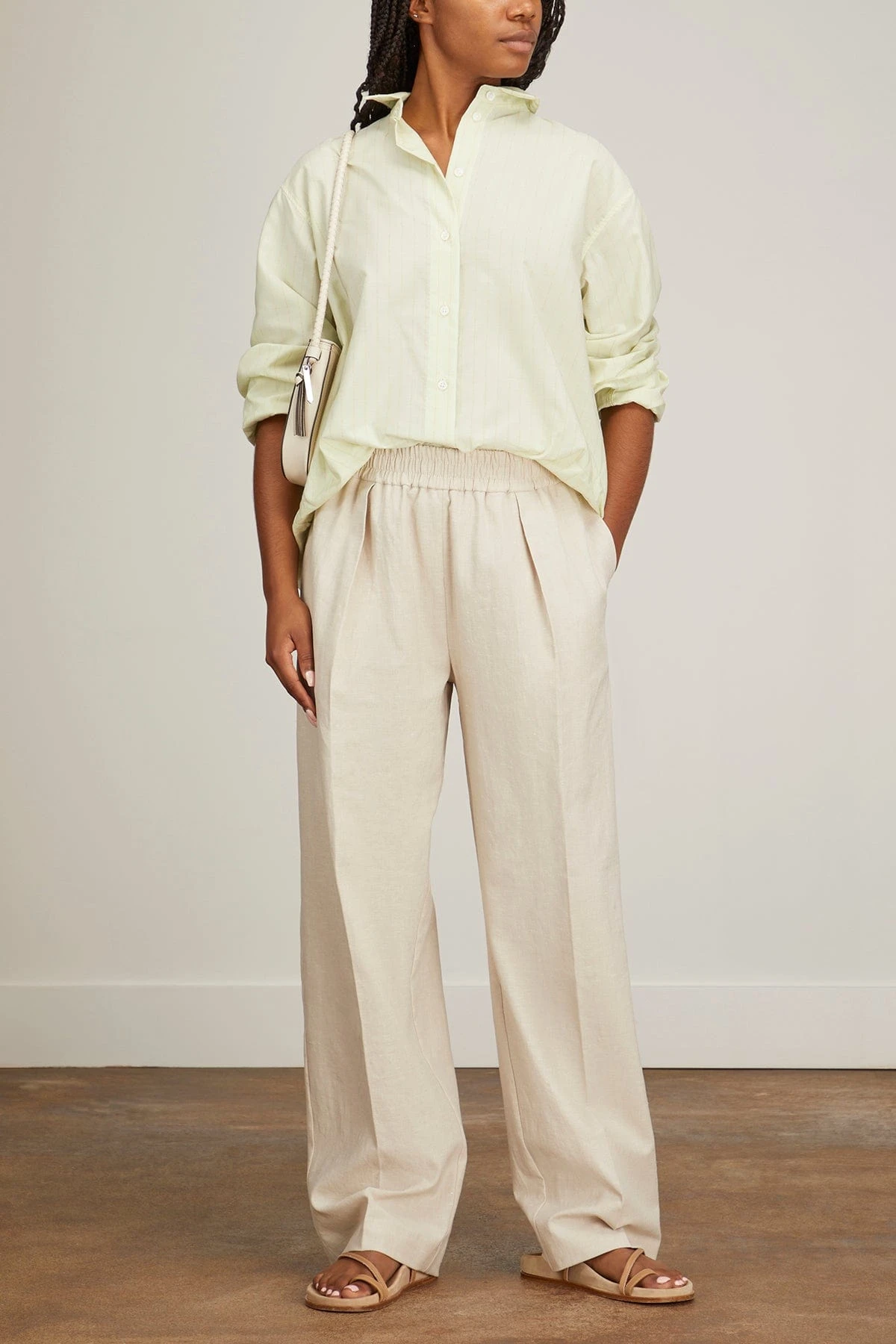Samsoe Samsoe Julia Trousers In Nomad 4 Samsoe Samsoe Julia Trousers In Nomad - Image 2