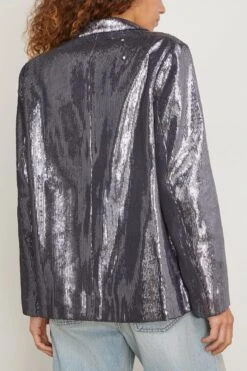 Samsoe Samsoe Raven Blazer In Turbulence -DOROTHE Clothing Shop samsoe RavenBlazerinTurbulence 3