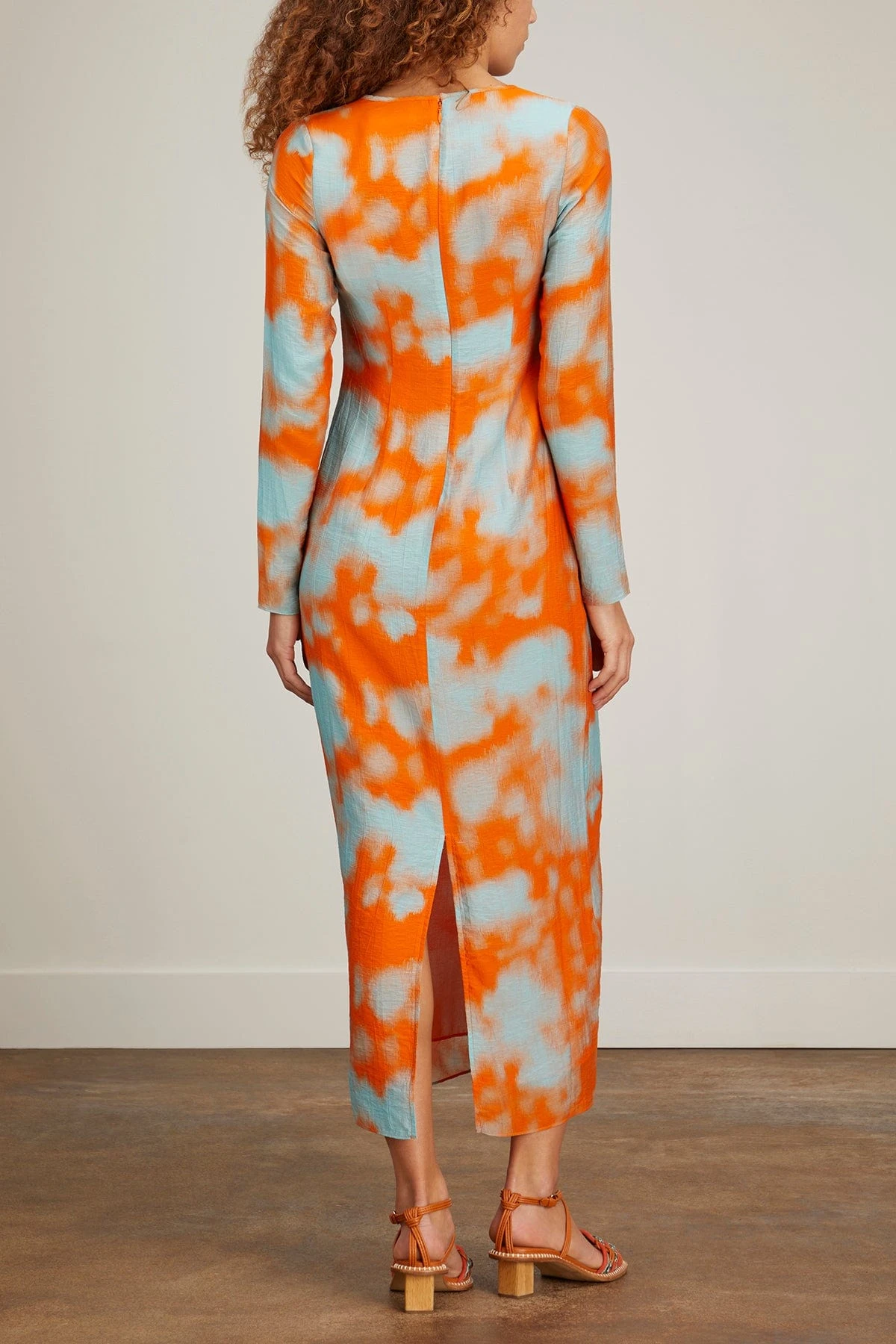 Samsoe Samsoe Alina U-Neck Dress In Tie Dye Topaz 6 Samsoe Samsoe Alina U-Neck Dress In Tie Dye Topaz - Image 4