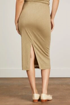 Samsoe Samsoe Inga Skirt In Silver Sage 9 Samsoe Samsoe Inga Skirt In Silver Sage -DOROTHE Clothing Shop samsoesamsoe IngaSkirtinSilverSage 3