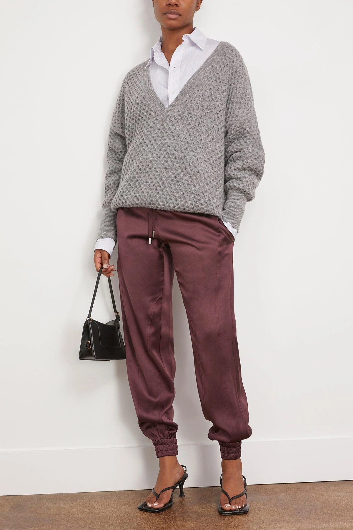 Valentina Jogger In Bordeaux 4 Valentina Jogger In Bordeaux - Image 2