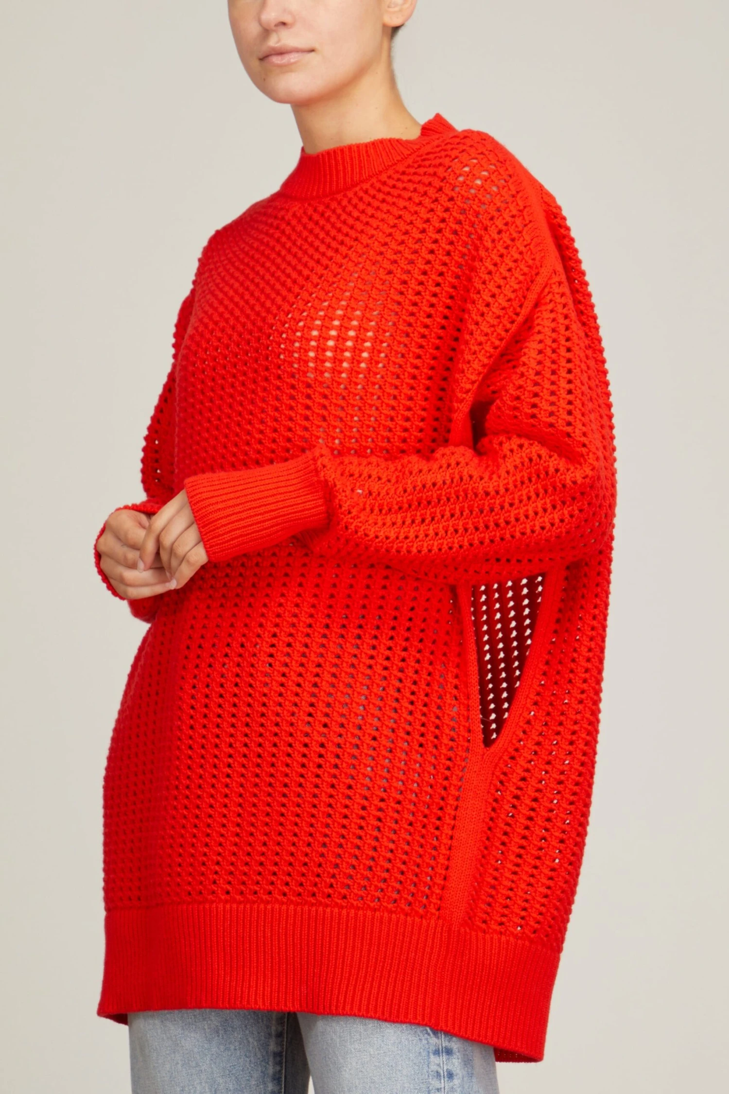 Knit Sweater In Rosso 5 Knit Sweater In Rosso - Image 3