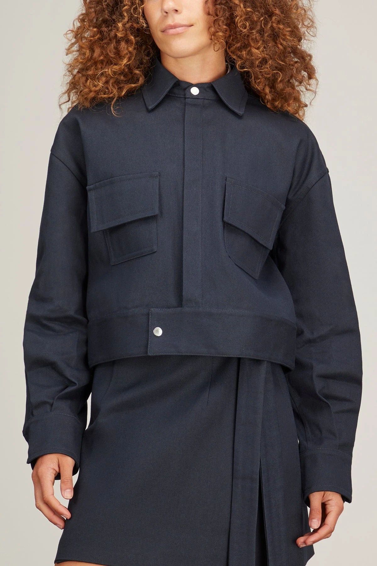 Lorena Jacket In Blu Navy 5 Lorena Jacket In Blu Navy - Image 3