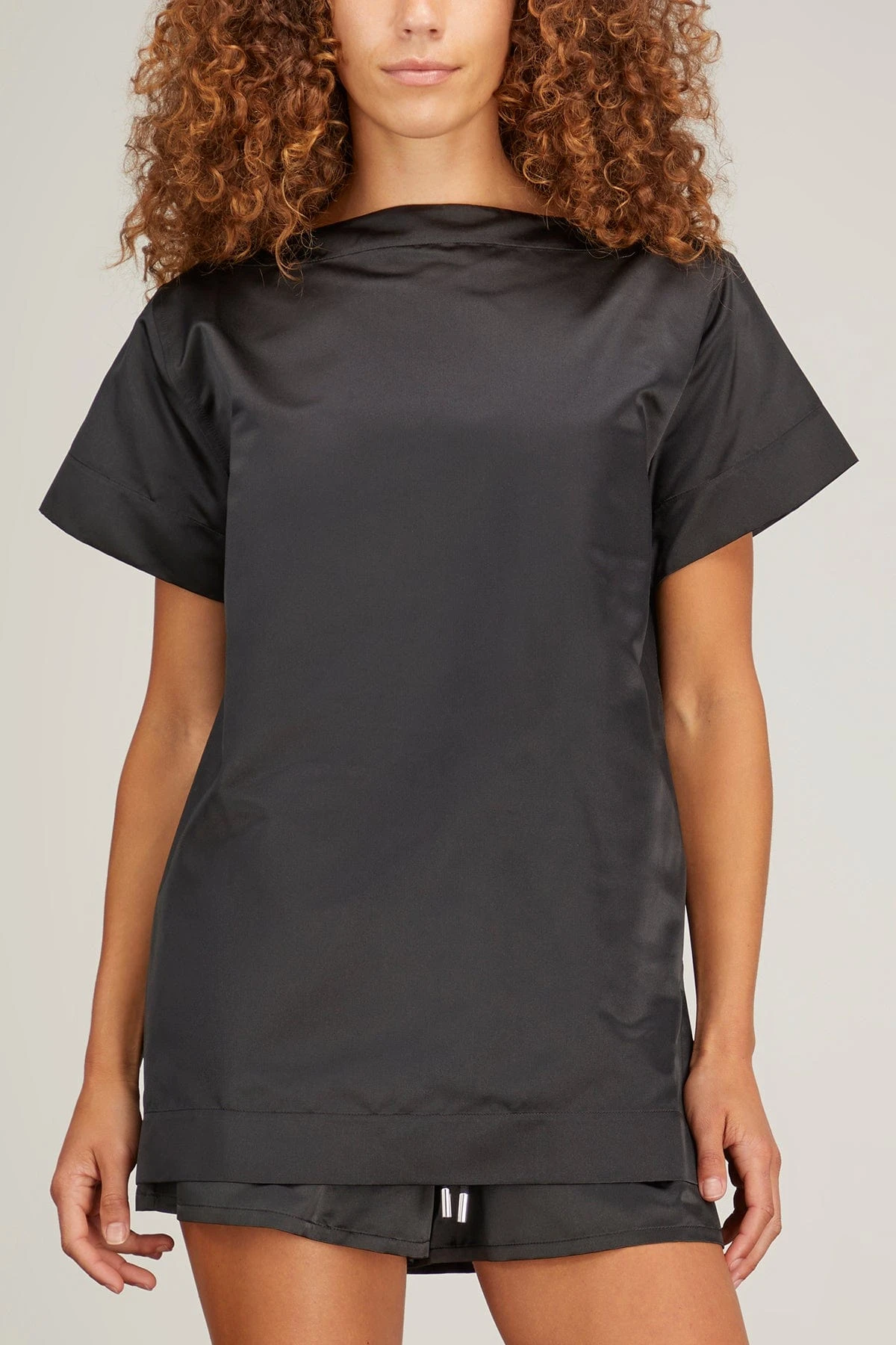 Valentina T-Shirt Dress In Nero 5 Valentina T-Shirt Dress In Nero - Image 3