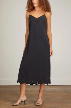 SEA Baylin Lace Slip Dress In Black 8 SEA Baylin Lace Slip Dress In Black -DOROTHE Clothing Shop sea BaylinLaceSlipDressinBlack 2