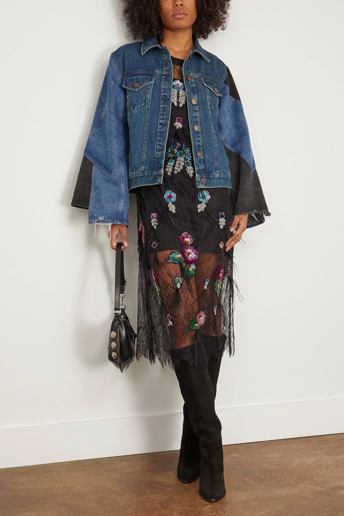 SEA Elena Denim Long Sleeve Jacket In Blue 4 SEA Elena Denim Long Sleeve Jacket In Blue - Image 2