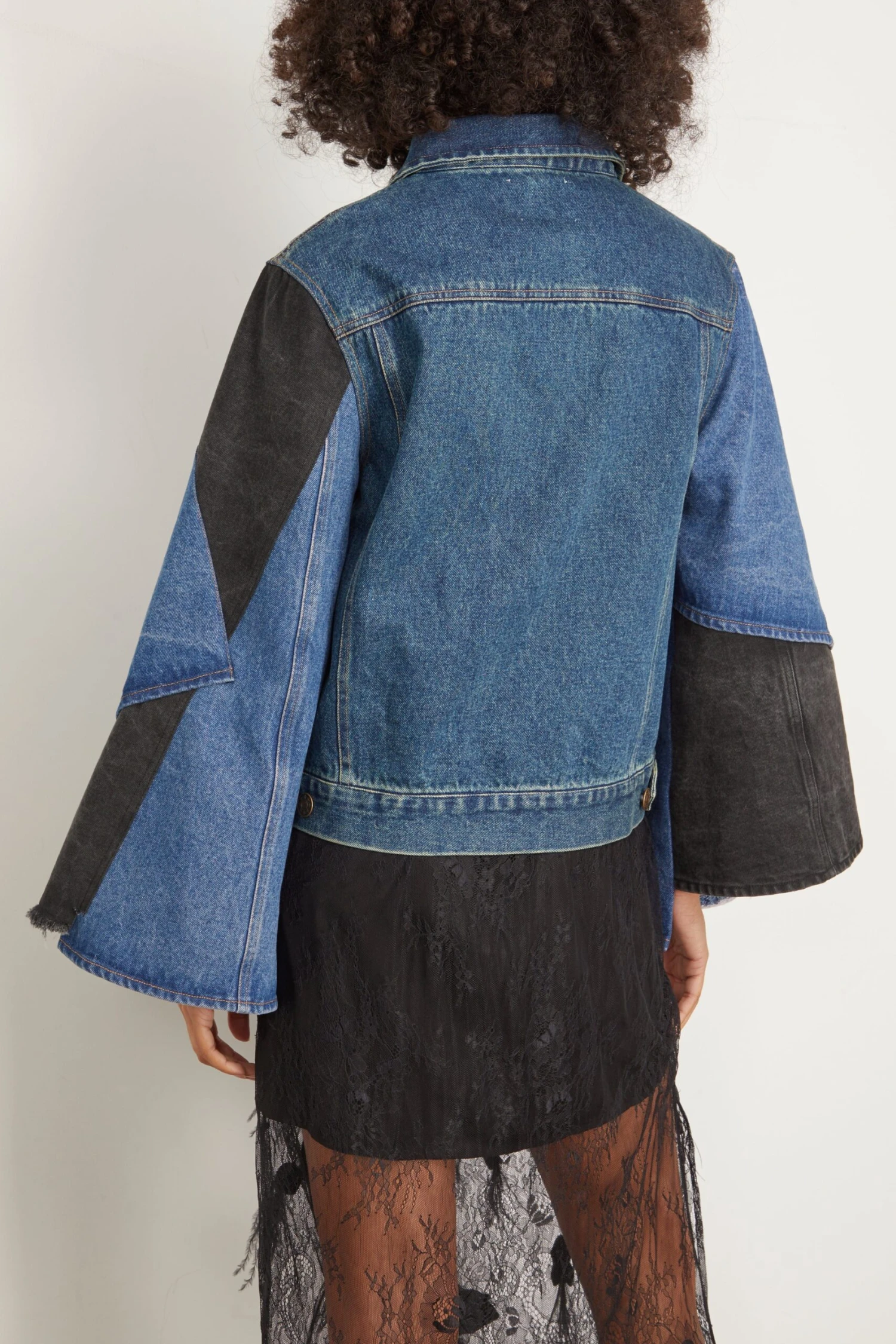 SEA Elena Denim Long Sleeve Jacket In Blue 6 SEA Elena Denim Long Sleeve Jacket In Blue - Image 4