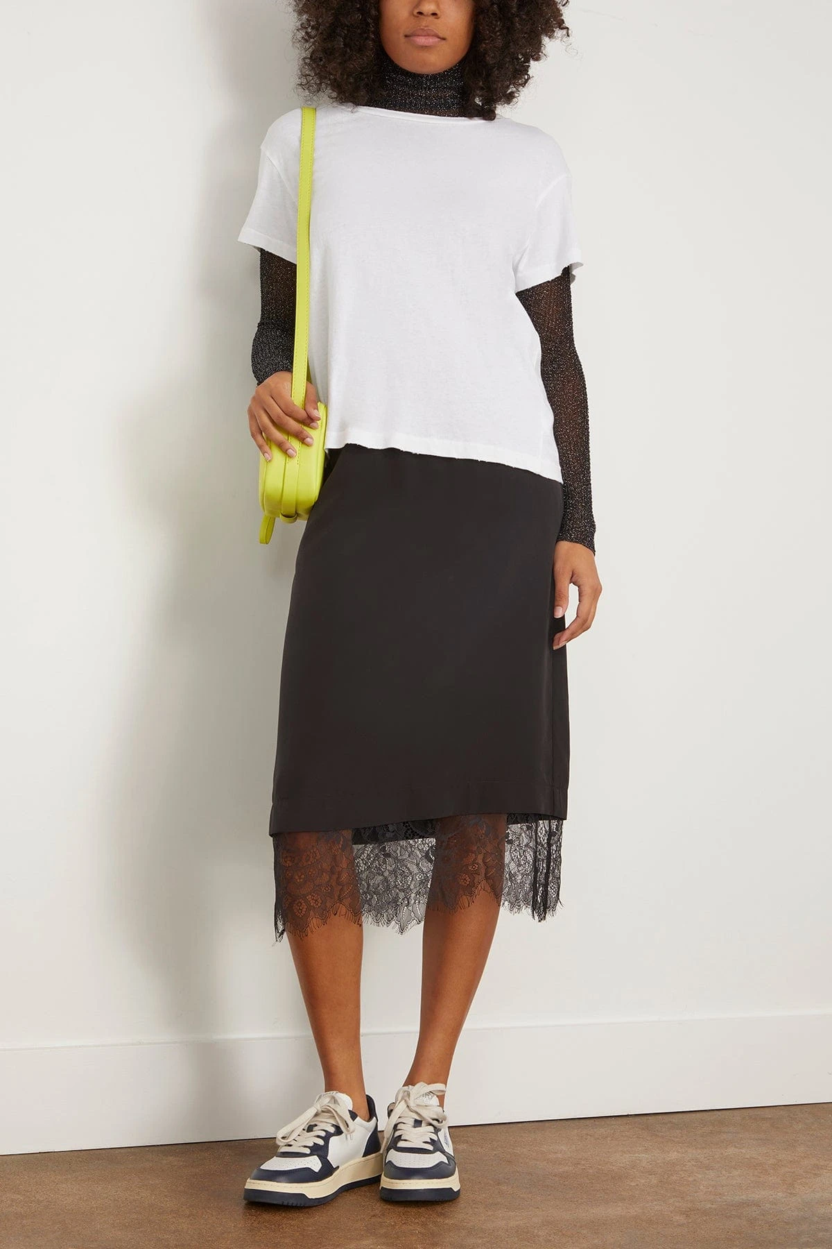 SEA Lorraine Lace Combo Slip Skirt In Black 4 SEA Lorraine Lace Combo Slip Skirt In Black - Image 2