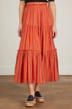 ULLA JOHNSON Severine Skirt In Porto -DOROTHE Clothing Shop severineskirtinporto 2