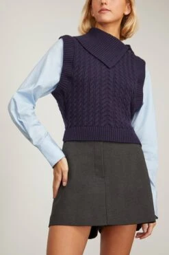 Linnea Long Sleeve Pullover In Glacier Multi -DOROTHE Clothing Shop simkhai LinneaLongSleevePulloverinGlacierMulti 2