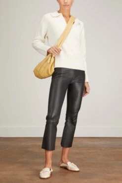 New Products -DOROTHE Clothing Shop sprwmn crop flare legging in black 1