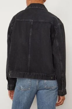 New Classic Jean Jacket In Black Selvedge -DOROTHE Clothing Shop tanaka NewClassicJeanJacketinBlackSelvedge 3