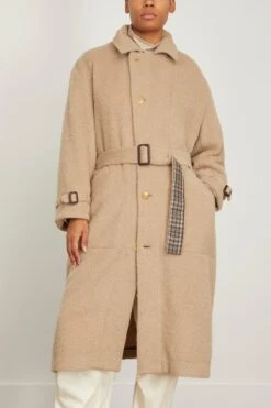 Reversible Coat In Camel -DOROTHE Clothing Shop tanaka ReversibleCoatinCamel 2