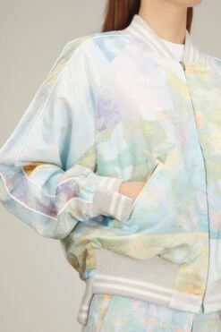 The Silk Bomber Jacket In Under The Water -DOROTHE Clothing Shop tanaka the silk bomer jacket in under the water 4 f19f5a0a 2d1d 46e8 ab27 982b63ece2ff