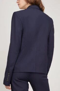 Toteme Petite Crepe Suit Jacket In Navy 9 Toteme Petite Crepe Suit Jacket In Navy -DOROTHE Clothing Shop toteme PetiteCrepeSuitJacketinNavy 3