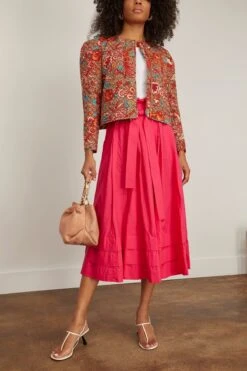 ULLA JOHNSON Dylan Skirt In Orchid 7 ULLA JOHNSON Dylan Skirt In Orchid -DOROTHE Clothing Shop ullajohnson DylanSkirtinOrchid 1