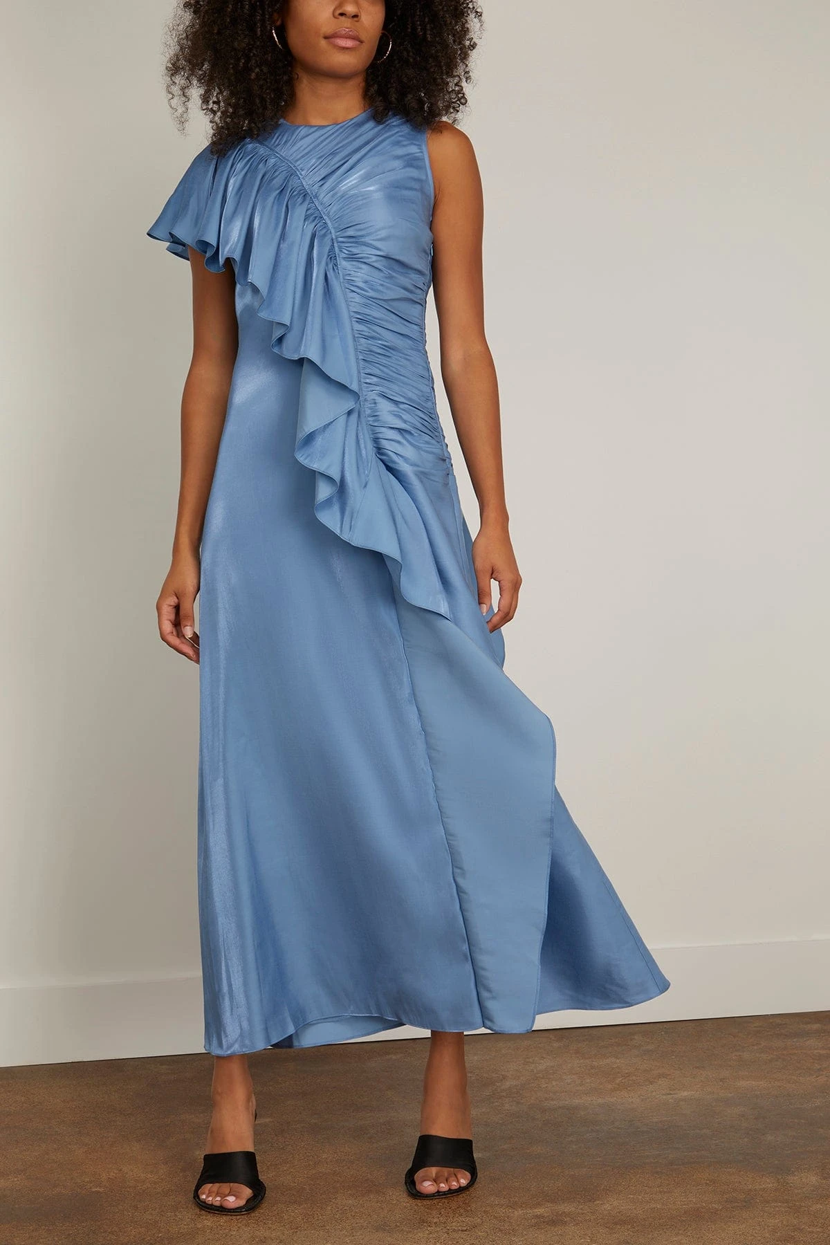 ULLA JOHNSON Lali Dress In River 5 ULLA JOHNSON Lali Dress In River - Image 3